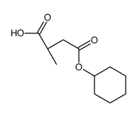 (2R)-4-cyclohexyloxy-2-methyl-4-oxobutanoic acid Structure