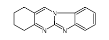 1,2,3,4-tetrahydrobenzimidazolo[2,1-b]quinazoline结构式