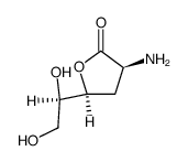 D-arabino-Hexonic acid, 2-amino-2,3-dideoxy-, gamma-lactone (9CI)结构式