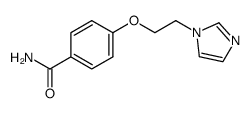 4-[2-(1H-imidazol-1-yl)ethoxy]benzamide Structure