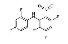 2,3,5-trifluoro-N-(2-fluoro-4-iodophenyl)-6-nitroaniline结构式