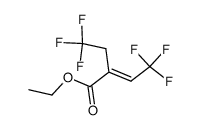 4,4,4-trifluoro-2-(2,2,2-trifluoroethyl)-but-2-enoic acid ethyl ester结构式