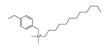 dodecyl-[(4-ethylphenyl)methyl]-dimethylazanium Structure