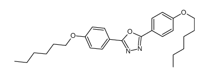 2,5-bis(4-hexoxyphenyl)-1,3,4-oxadiazole Structure