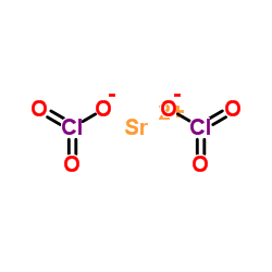 Strontium chlorate Structure