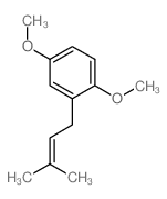 Benzene,1,4-dimethoxy-2-(3-methyl-2-buten-1-yl)- Structure