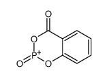 2-oxo-1,3,2-benzodioxaphosphinin-2-ium-4-one结构式