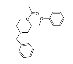 1-(isopropylbenzylamino)-2-acetoxy-3-phenoxypropane Structure