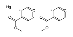 bis(4-methoxycarbonylphenyl)mercury结构式