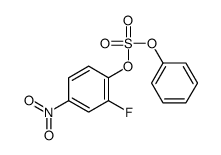 (2-fluoro-4-nitrophenyl) phenyl sulfate Structure