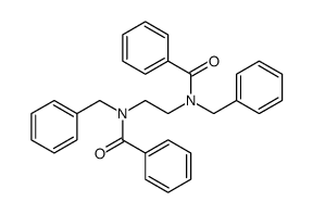 N-[2-[benzoyl(benzyl)amino]ethyl]-N-benzylbenzamide结构式