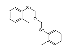 1-methyl-2-[(2-methylphenyl)selanylmethoxymethylselanyl]benzene结构式