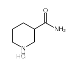 哌啶-3-羧酰胺盐酸盐结构式