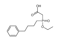 2-[ethoxy(4-phenylbutyl)phosphoryl]acetic acid结构式