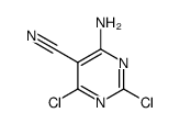 5-Pyrimidinecarbonitrile, 4-amino-2,6-dichloro结构式