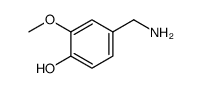 Phenol, 4-(aminomethyl)-2-methoxy-, labeled with carbon-14结构式