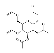 2-Chloroethyl-2,3,4,6-tetra-O-acetyl-a-D-mannopyranoside Structure