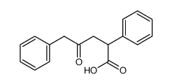 4-oxo-2,5-diphenylpentanoic acid Structure