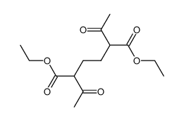 2,5-diacetyl-adipic acid diethyl ester Structure