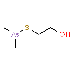 dimethylarsinomercaptoethanol结构式