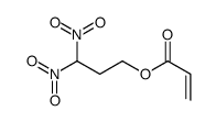 3,3-dinitropropyl prop-2-enoate结构式