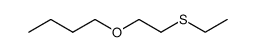 1-ethylsulfanyl-2-butoxy-ethane Structure