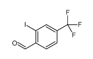 2-碘-4-(三氟甲基)苯甲醛结构式