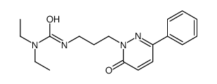 1,1-diethyl-3-[3-(6-oxo-3-phenylpyridazin-1-yl)propyl]urea结构式