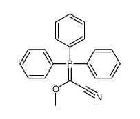 2-methoxy-2-(triphenyl-λ5-phosphanylidene)acetonitrile结构式