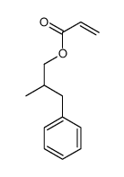 (2-methyl-3-phenylpropyl) prop-2-enoate结构式