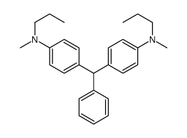 N-methyl-4-[[4-[methyl(propyl)amino]phenyl]-phenylmethyl]-N-propylaniline Structure
