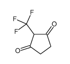 2-(trifluoromethyl)cyclopentane-1,3-dione Structure