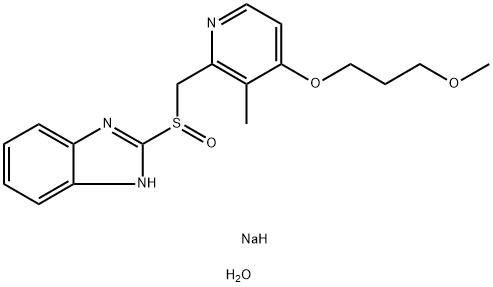 Rabeprazole sodium hydrate结构式