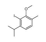 3-iodo-2-methoxy-1-methyl-4-propan-2-ylbenzene Structure