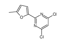 4,6-dichloro-2-(5-methylfuran-2-yl)pyrimidine Structure
