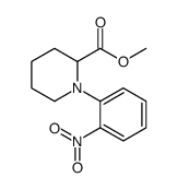 methyl 1-(2-nitrophenyl)piperidine-2-carboxylate结构式