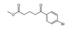 5-(4-bromophenyl)-5-oxopentanoic acid methyl ester结构式