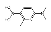 (5-boronic acid-6-methyl-pyridin-2-yl)-dimethyl-amine Structure