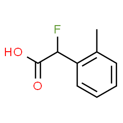 2-氟-2-邻甲苯基乙酸结构式