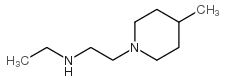 N-乙基-N-[2-(4-甲基哌啶-1-基)乙基]胺结构式
