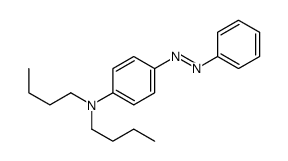 N,N-dibutyl-4-phenyldiazenylaniline Structure
