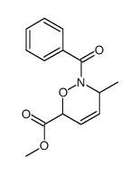 2-benzoyl-3-methyl-3,6-dihydro-2H-[1,2]oxazine-6-carboxylic acid methyl ester Structure