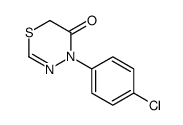 4-(4-chlorophenyl)-1,3,4-thiadiazin-5-one结构式
