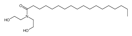 N,N-bis(2-hydroxyethyl)stearamide Structure