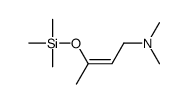 N,N-dimethyl-3-trimethylsilyloxybut-2-en-1-amine结构式