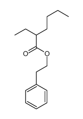 2-phenylethyl 2-ethylhexanoate Structure