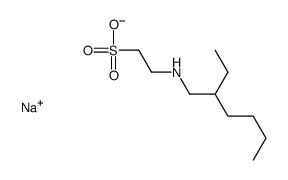 sodium 2-[(2-ethylhexyl)amino]ethanesulphonate结构式