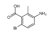 3-Amino-6-bromo-2-methylbenzoic acid Structure