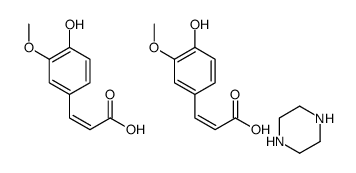阿魏酸哌嗪结构式
