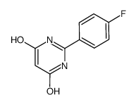 4,6-dihydroxy-2-(4-fluorophenyl)pyrimidine Structure
